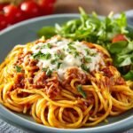 Healthy Southern Baked Spaghetti