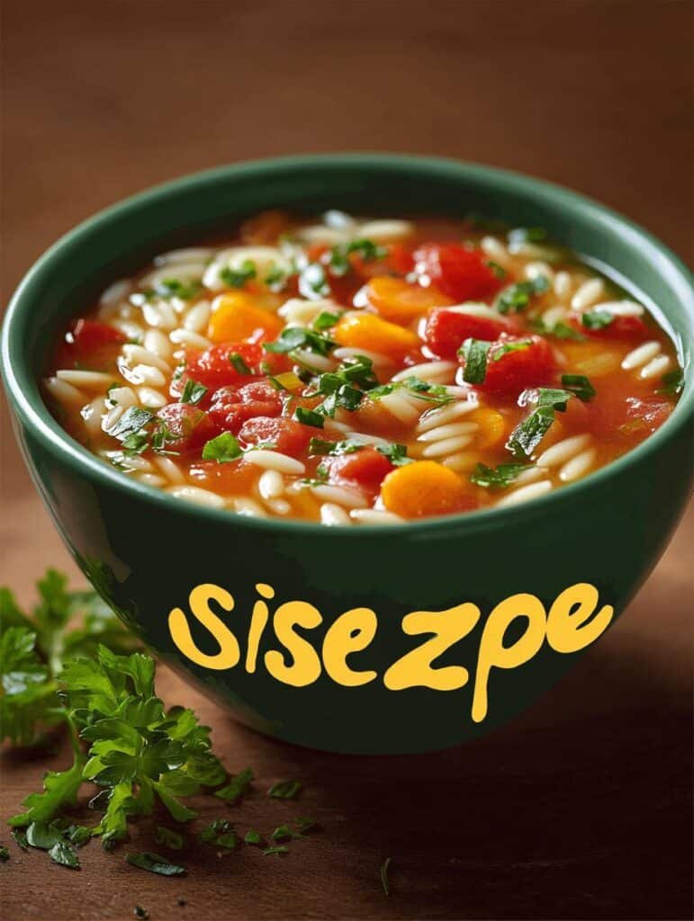 Healthy Vegetable Orzo Soup