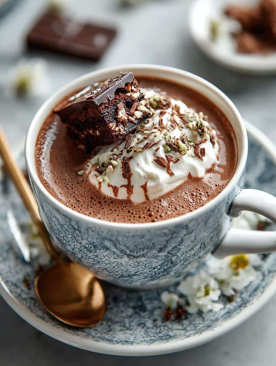 Hojicha Hot Chocolate