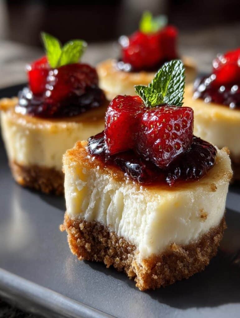 Mini Cheesecake Bites with