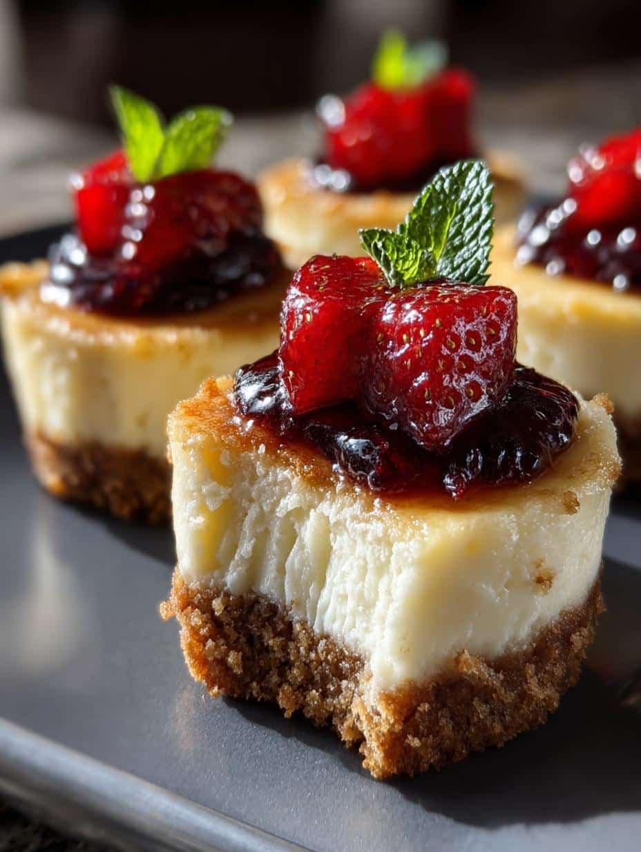 Mini Cheesecake Bites with