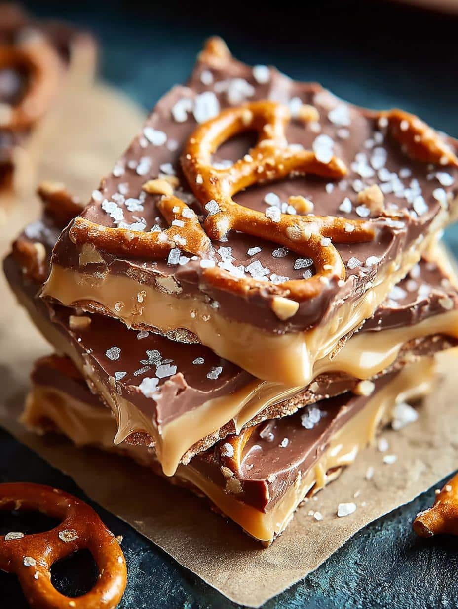 Peanut Butter Pretzel Bark