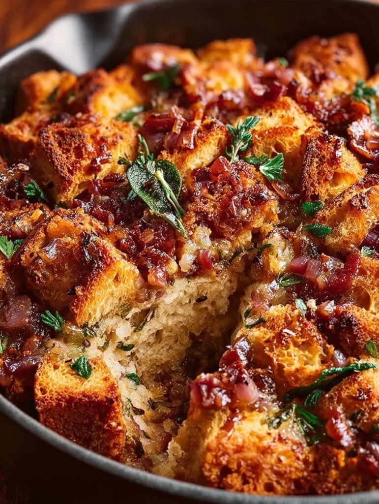 Red Onion Sourdough Stuffing