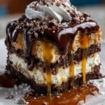 Salted Caramel Chocolate Lasagna
