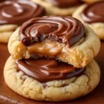 Soft Chewy Twix Cookies