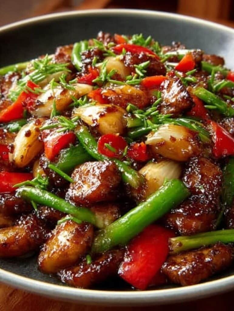 Stir Fried Chinese Garlic