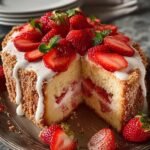 Strawberry Crunch Pound Cake