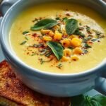 Summer Squash Corn Soup