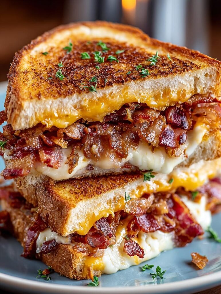 Bacon Grilled Cheese Toast