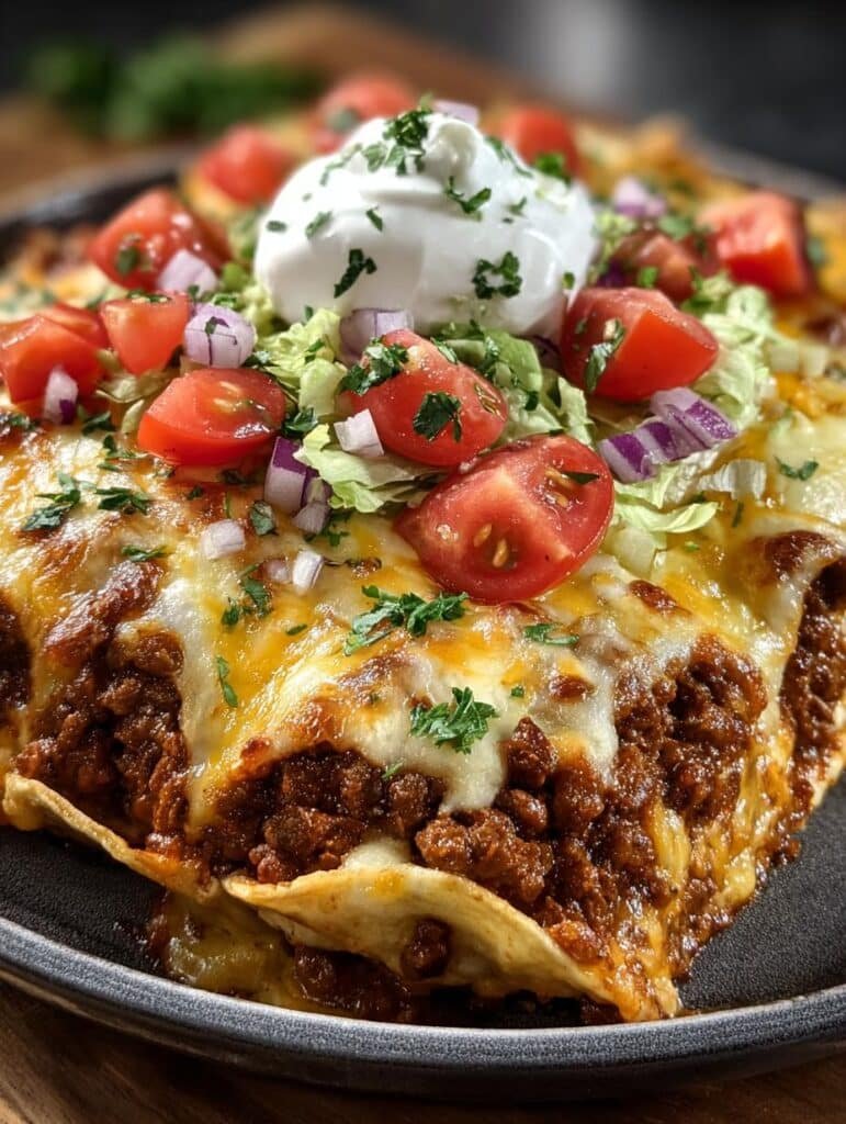Beef Enchilada Casserole
