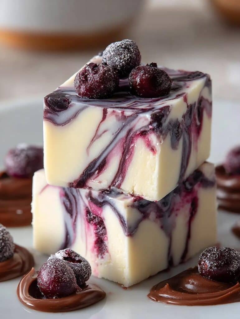Blueberry Fudge Dessert Treat