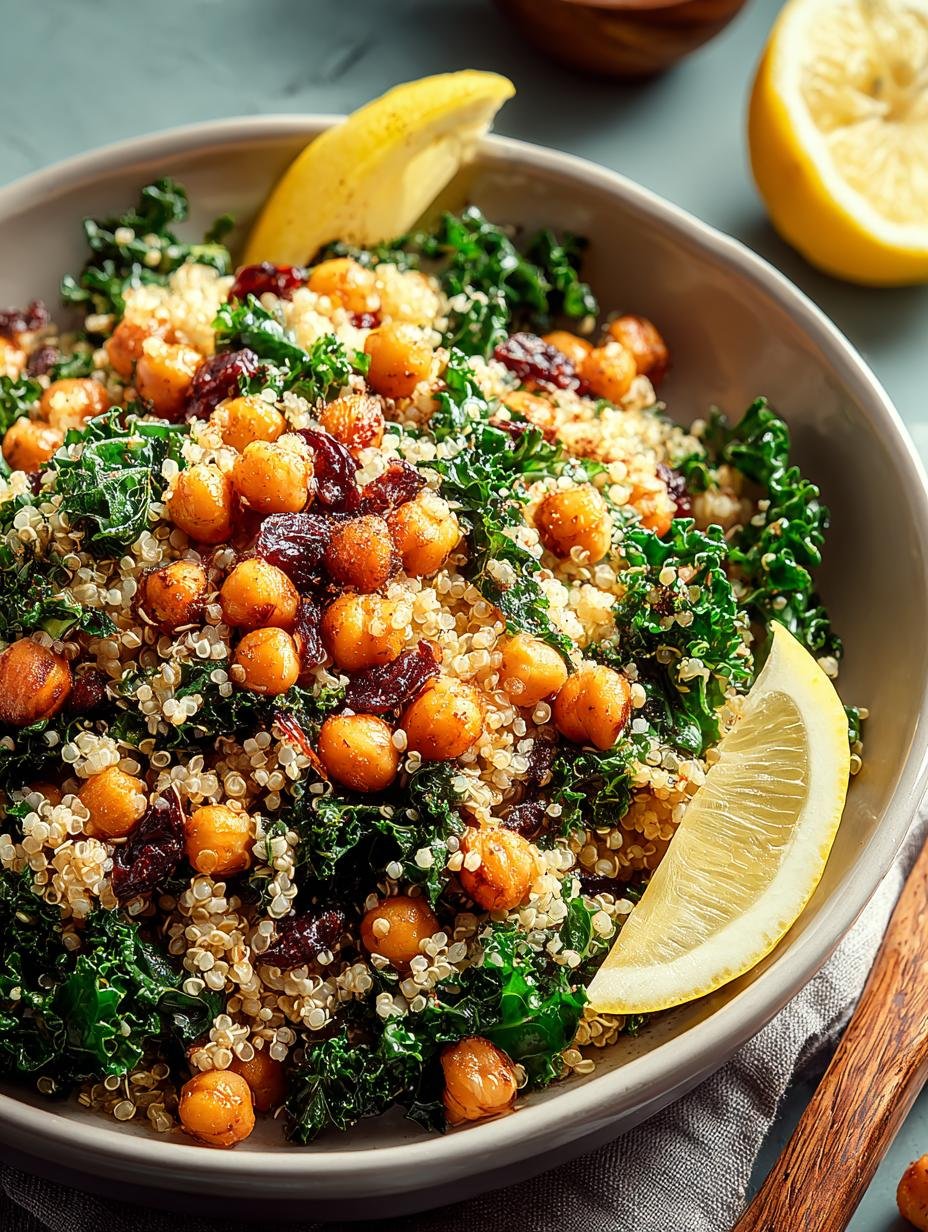 Brighten Your Day with Lemony Quinoa Kale Salad - Brighten Your Day with - main visual representation
