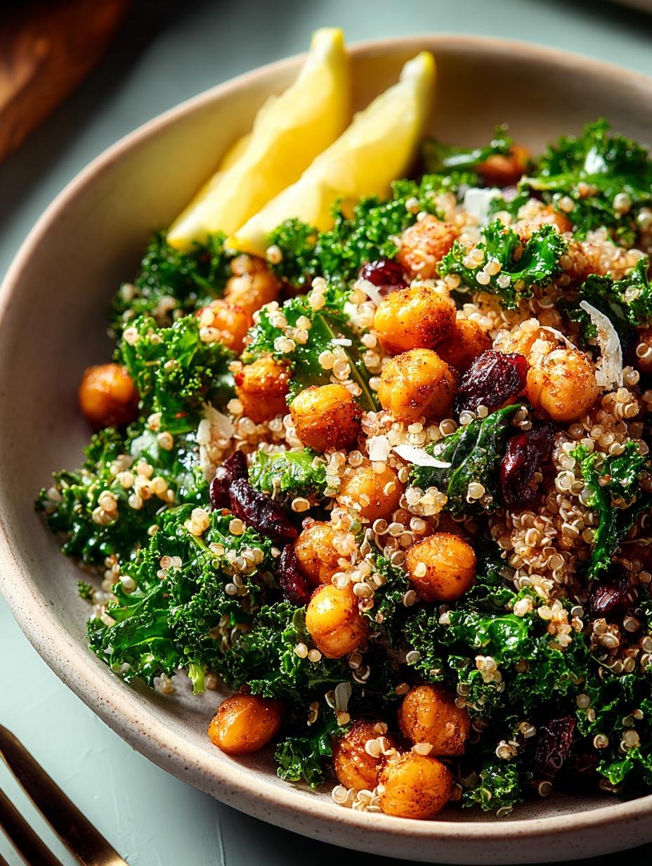 Brighten Your Day with Lemony Quinoa Kale Salad - Brighten Your Day with - additional detail
