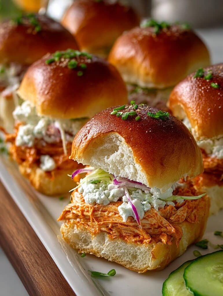 Buffalo Chicken Sliders Party