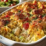 Chicken Cheddar Noodle Bake