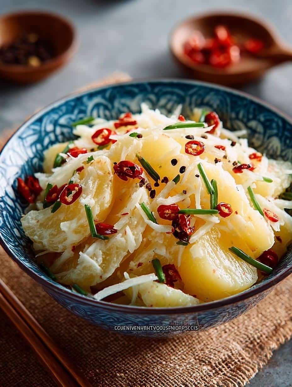 Delicious Chinese Style Potato Salad with Unique Flavors - Chinese Style Potato Salad - additional detail