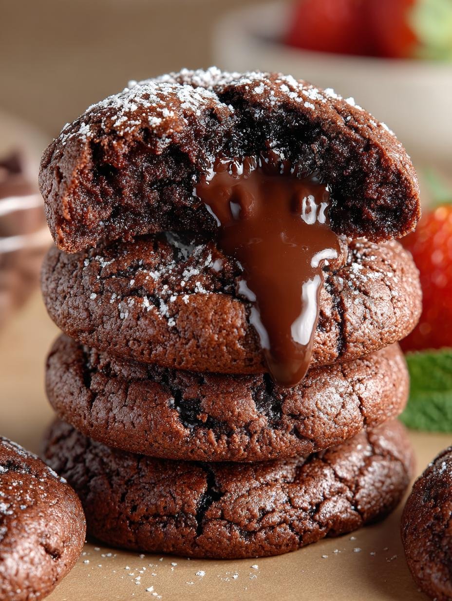 Chocolate Lava Brownie Cookies: 12 Decadent Treats to Savor - Chocolate Lava Brownie Cookies - additional detail