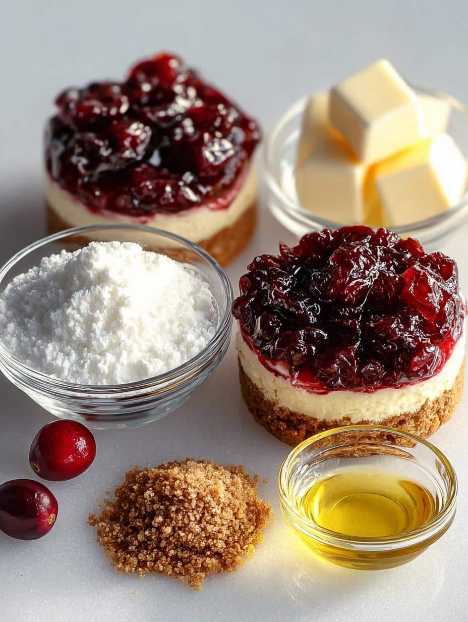 Christmas Cranberry Cheesecake Cupcakes: 12 Festive Treats - Christmas Cranberry Cheesecake Cupcakes - additional detail