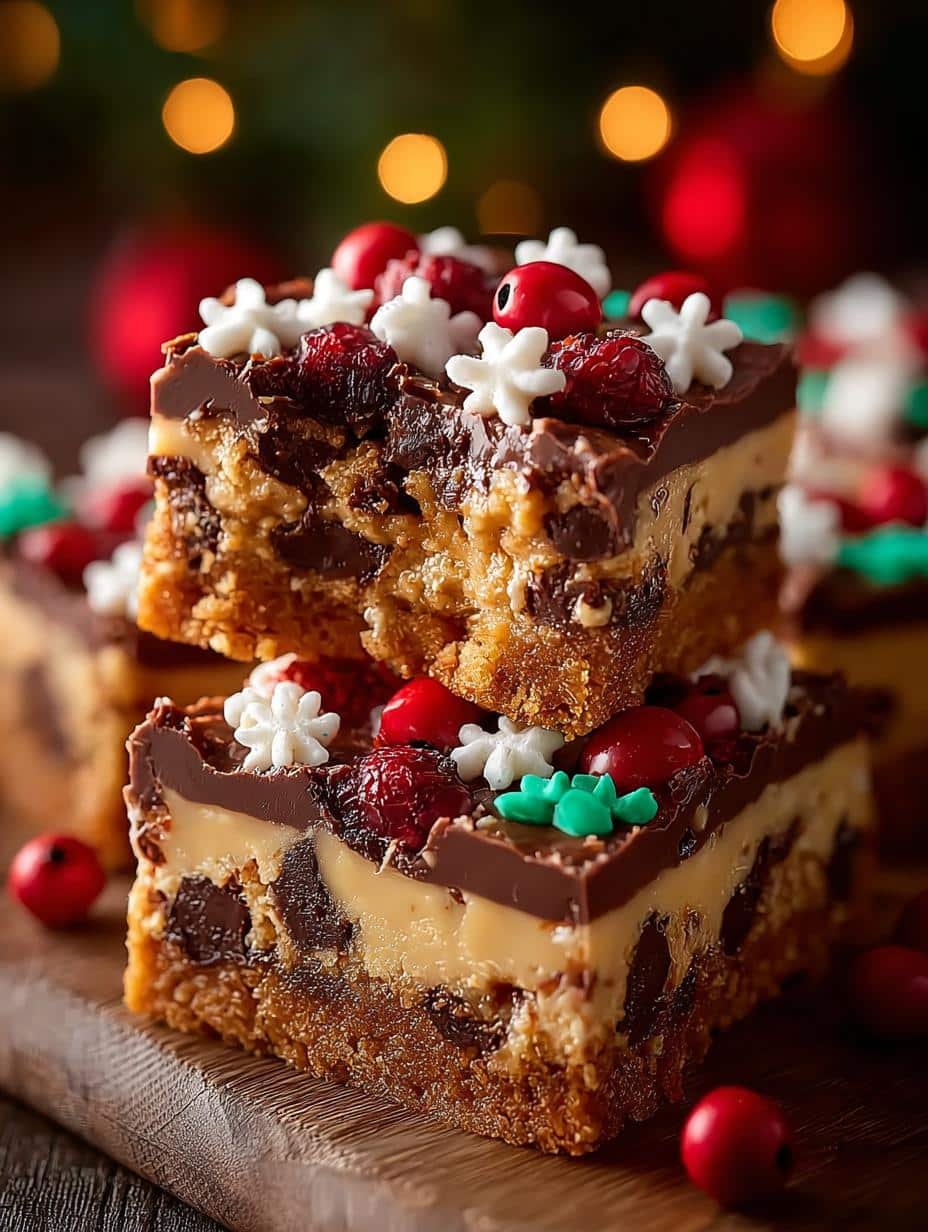 Christmas Magic Cookie Bars