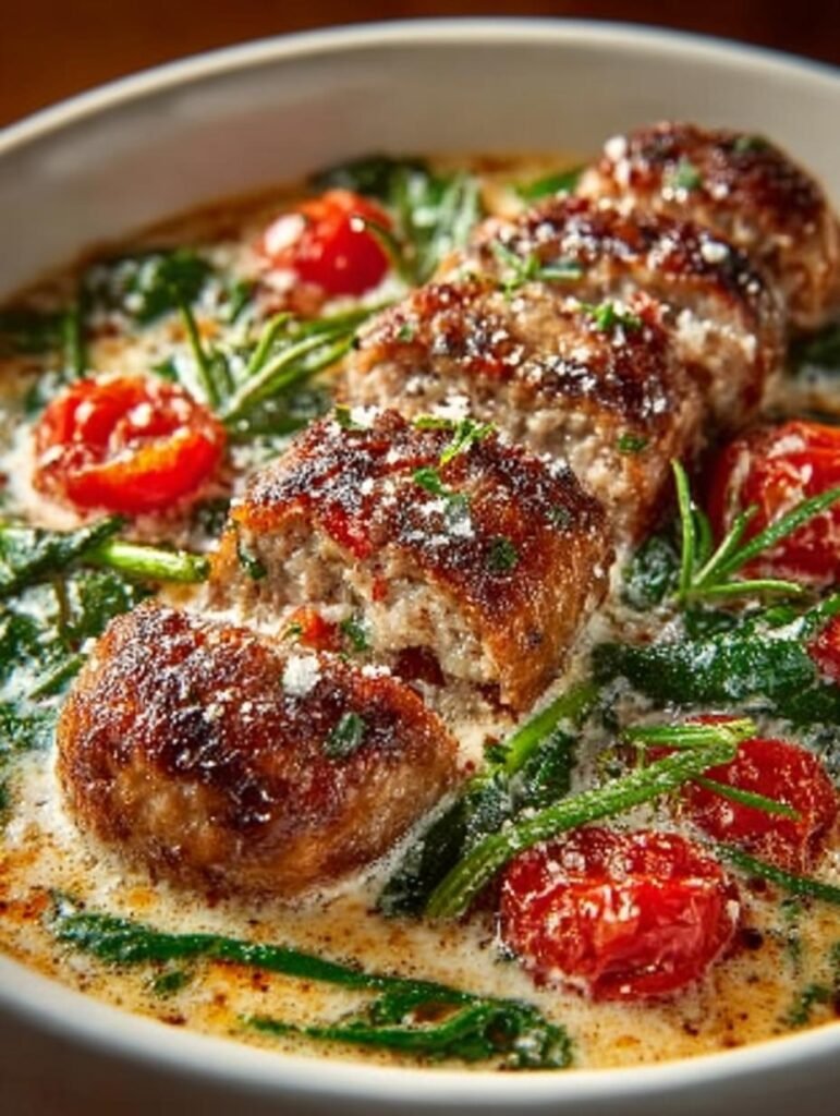 Creamy Parmesan Italian Sausage
