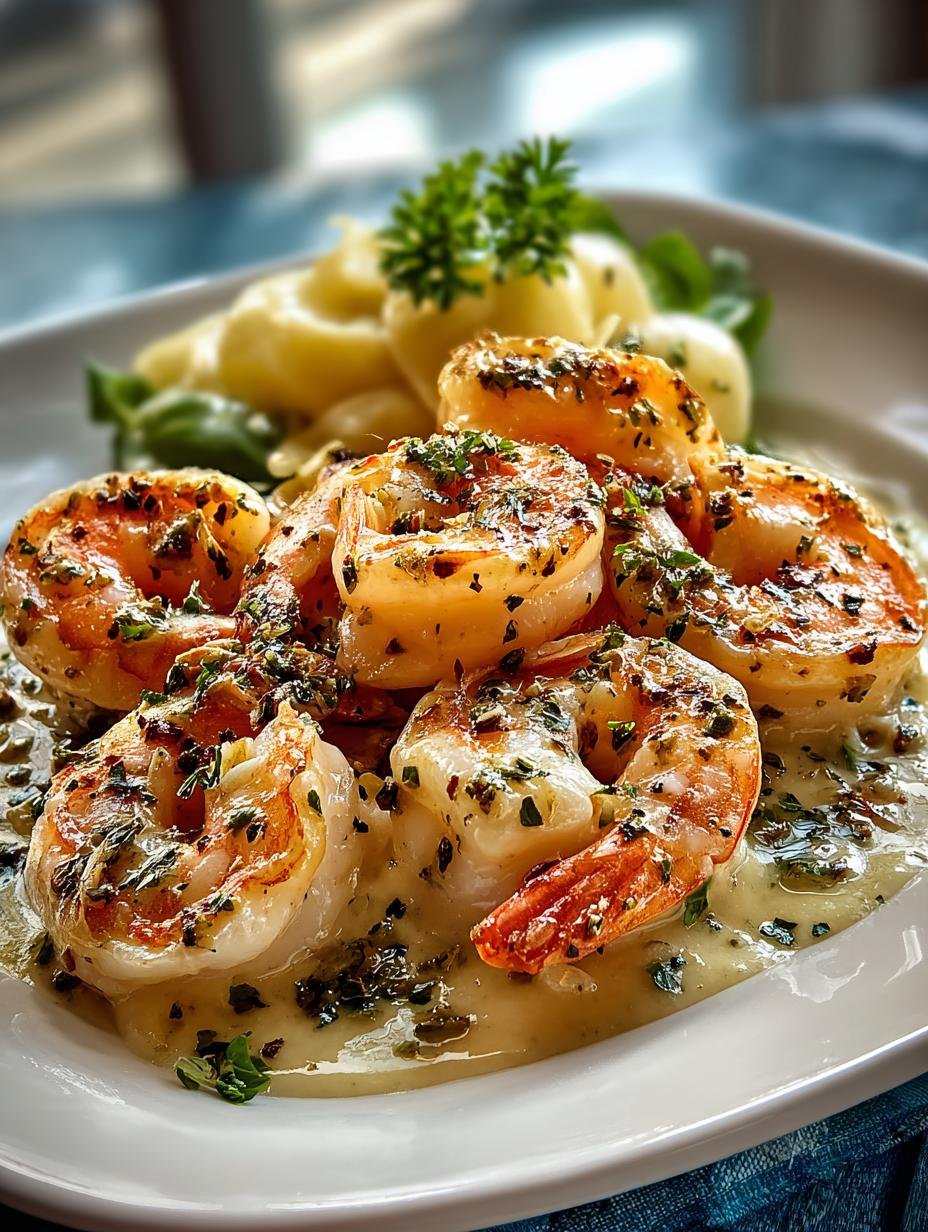 Creamy Shrimp Roasted Garlic Alfredo Delight - Creamy Shrimp Roasted Garlic - main visual representation