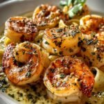Creamy Shrimp Roasted Garlic