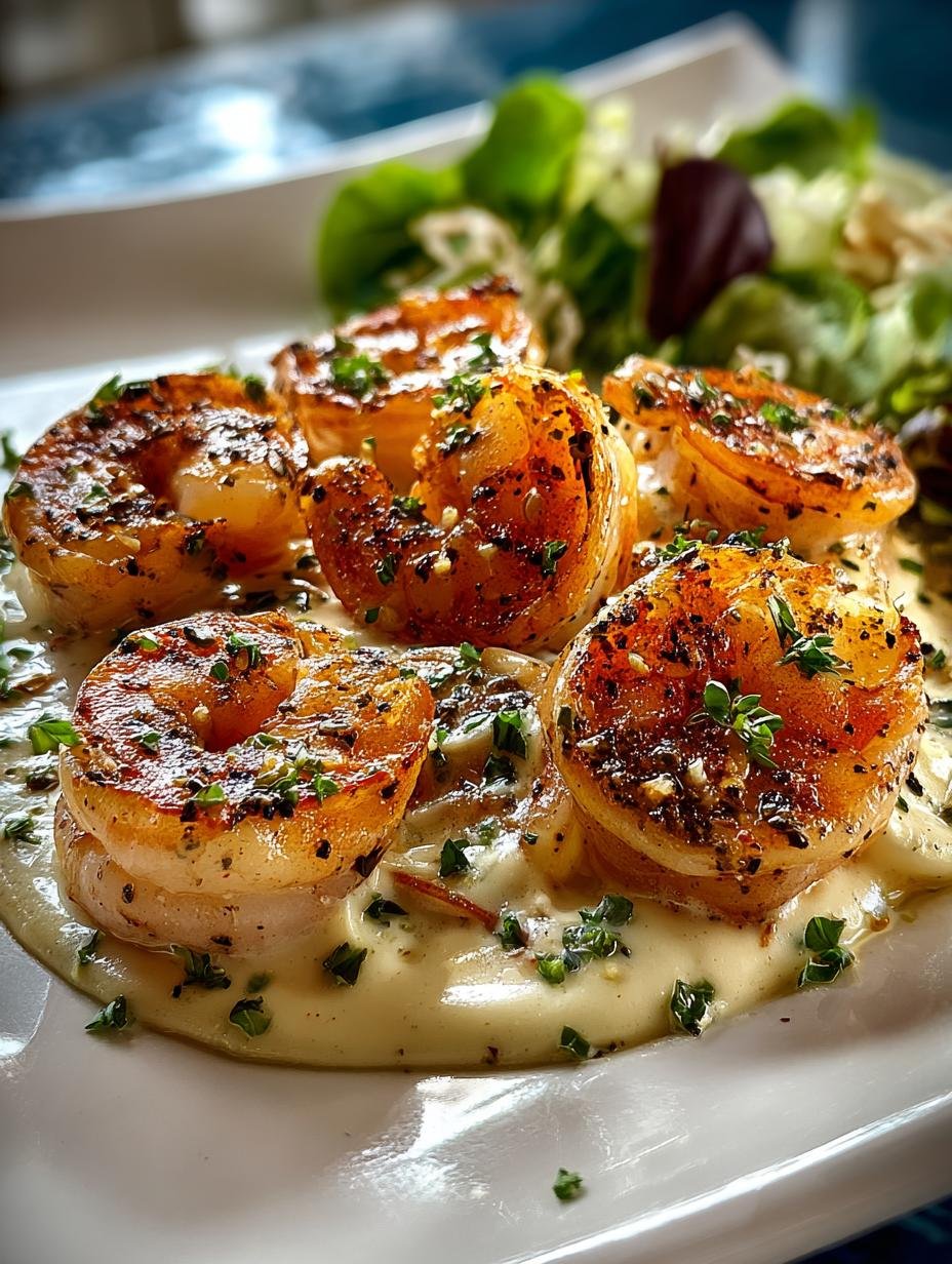 Creamy Shrimp Roasted Garlic Alfredo Delight - Creamy Shrimp Roasted Garlic - additional detail