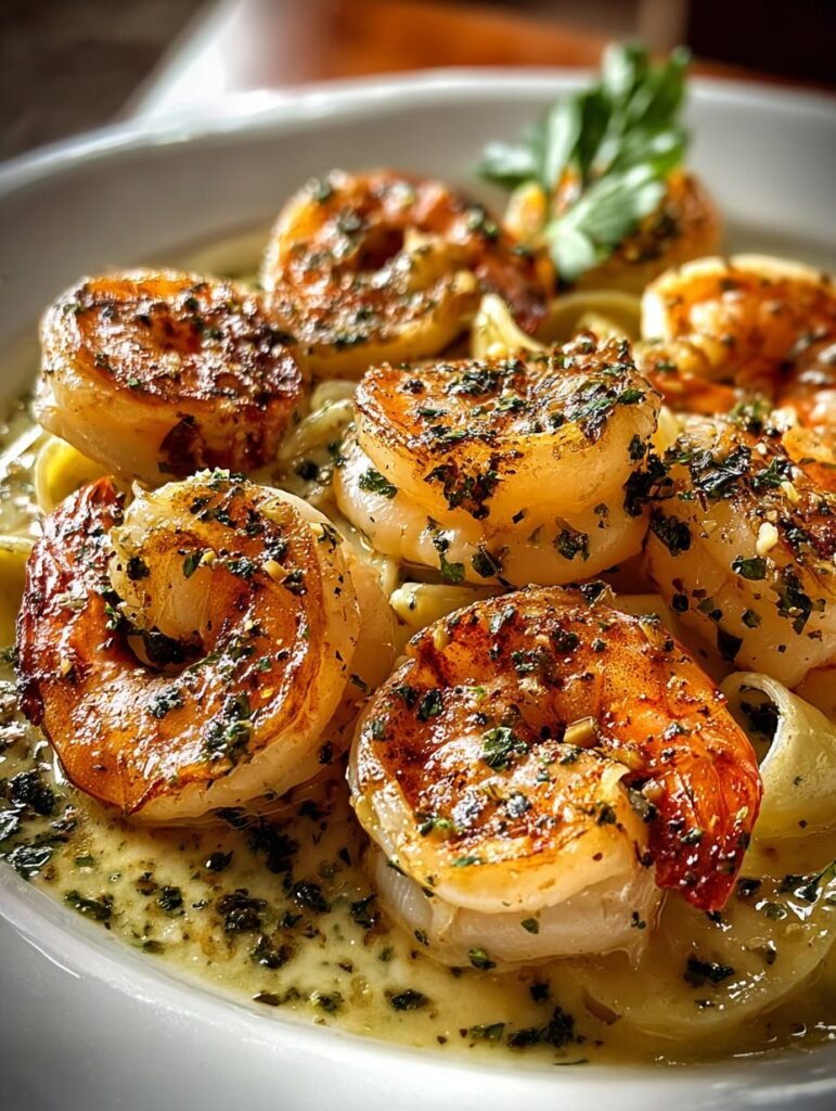 Creamy Shrimp Roasted Garlic