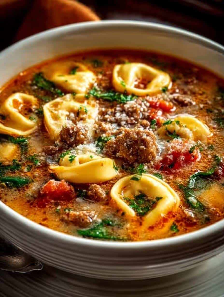 Crockpot Sausage Tortellini Soup: 7 Comforting Steps - Crockpot Sausage Tortellini Soup - main visual representation