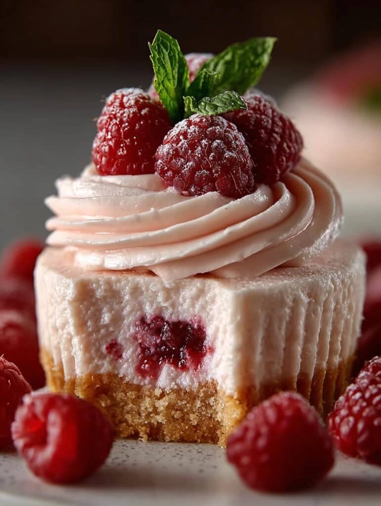 Decadent Raspberry Cheesecake Mousse