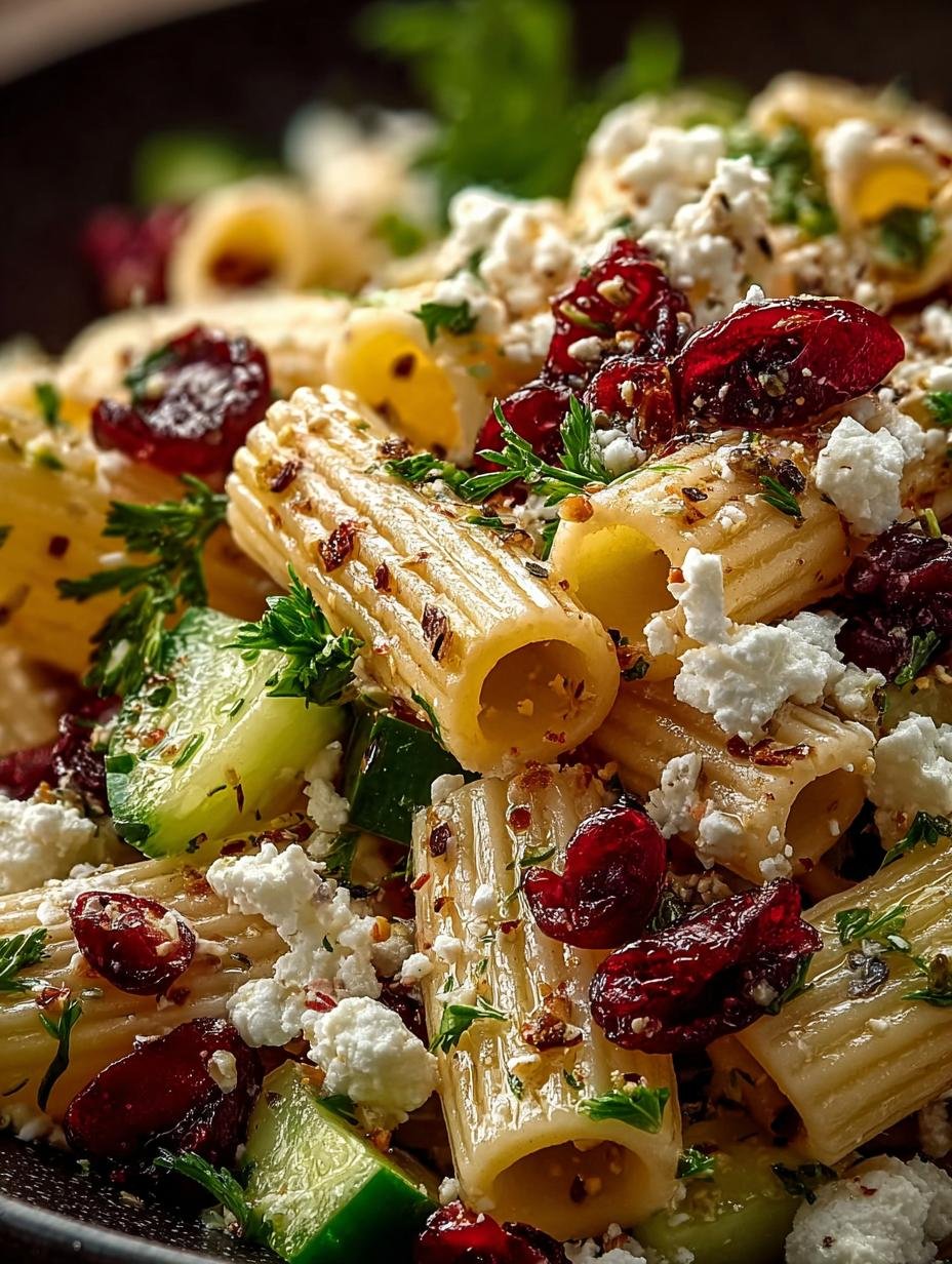 Feta Cranberry Rigatoni Salad: 5 Reasons to Love It - Feta Cranberry Rigatoni Salad - additional detail
