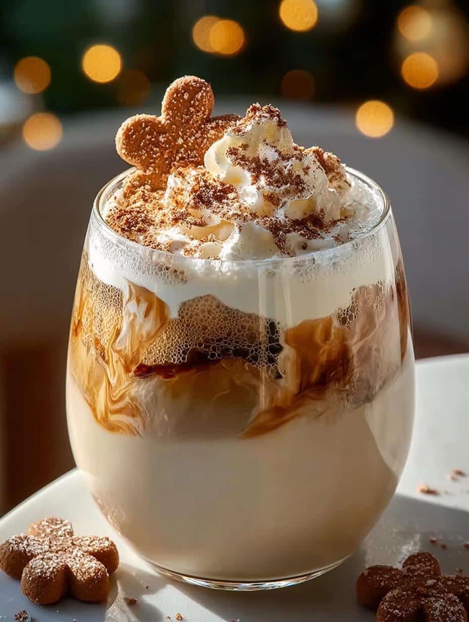 Gingerbread White Russian Mocktail: 5 Festive Flavors 1 Gingerbread White Russian Mocktail