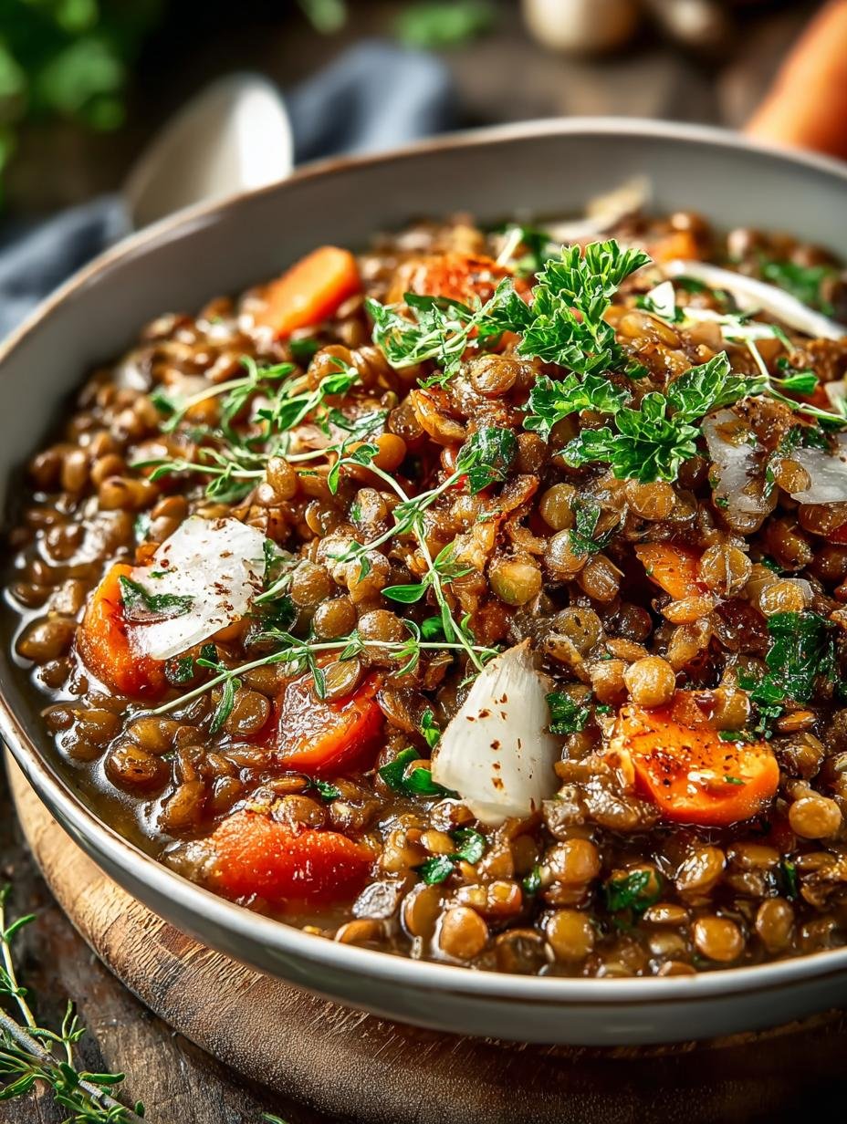 Hearty French Lentil Rice
