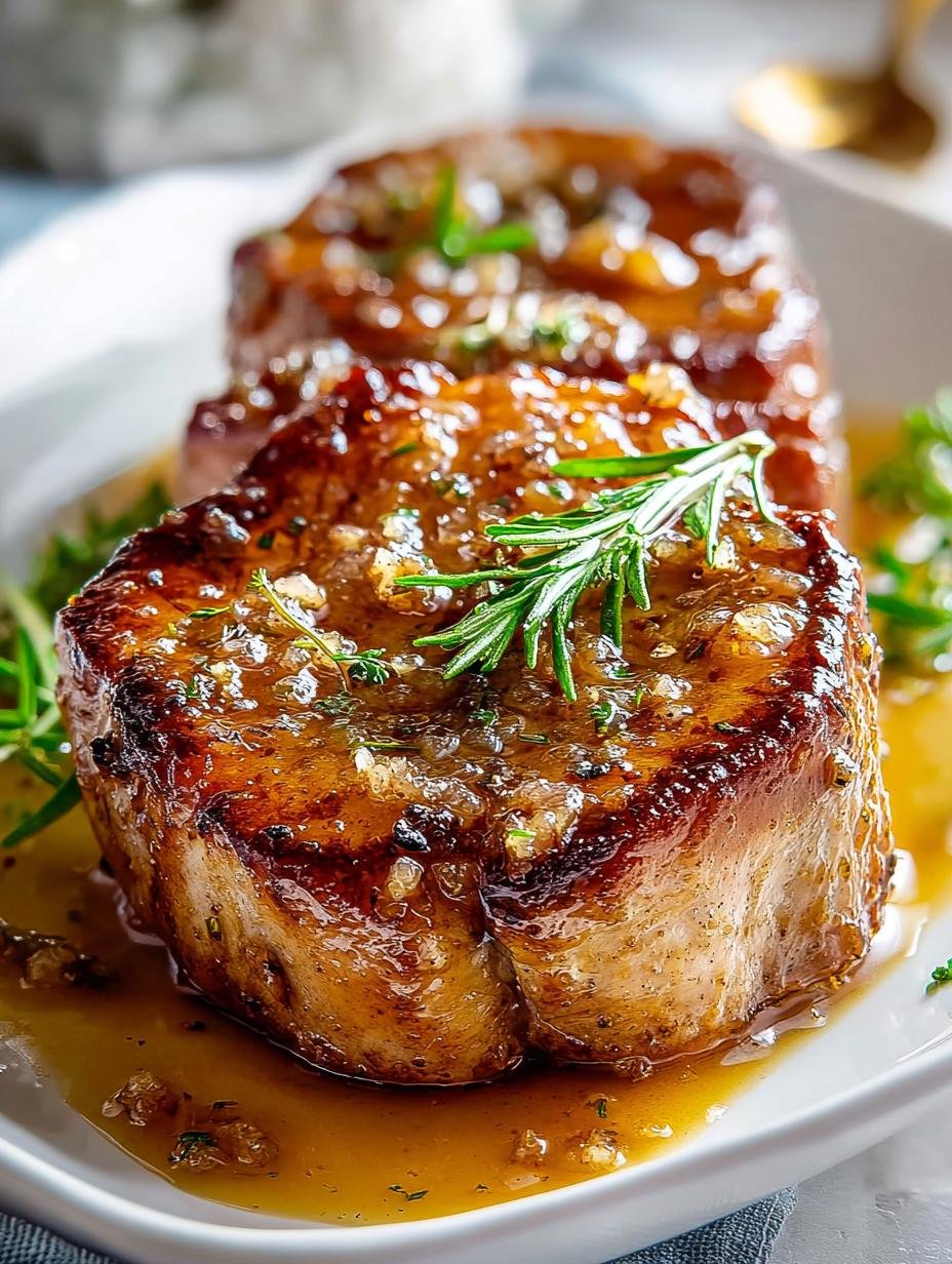 Irresistible Apple Cider Glazed Pork Chops Recipe - Irresistible Apple Cider Glazed - main visual representation