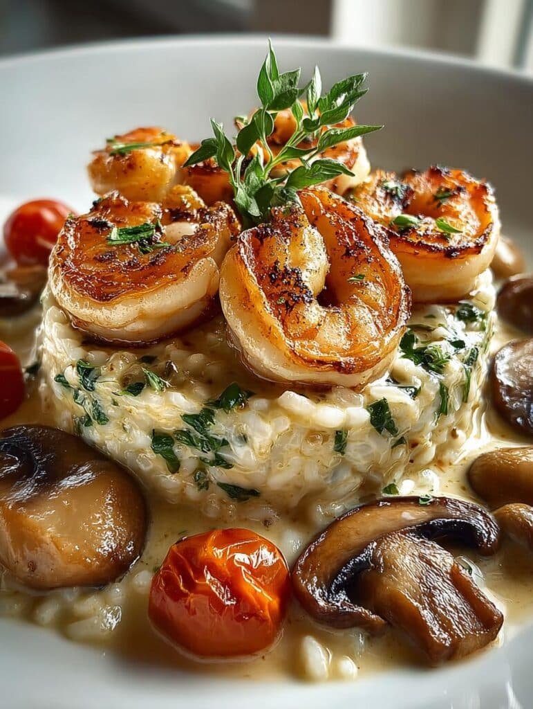 Irresistible Creamy Shrimp Mushroom