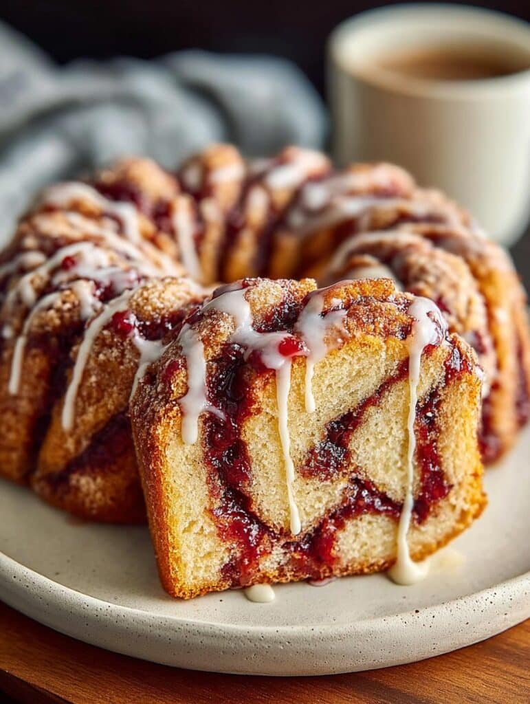 Irresistible Jam Donut Babka