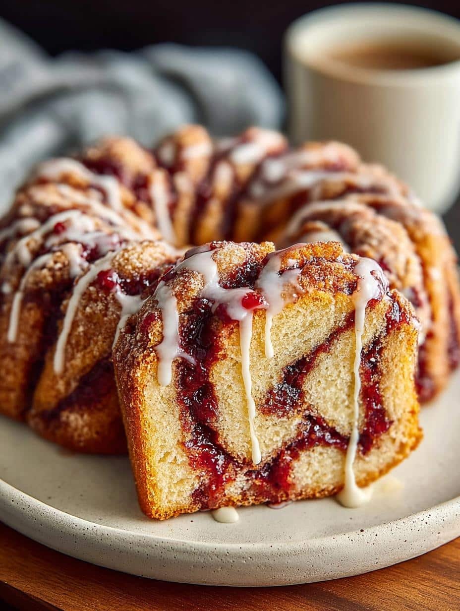 Irresistible Jam Donut Babka