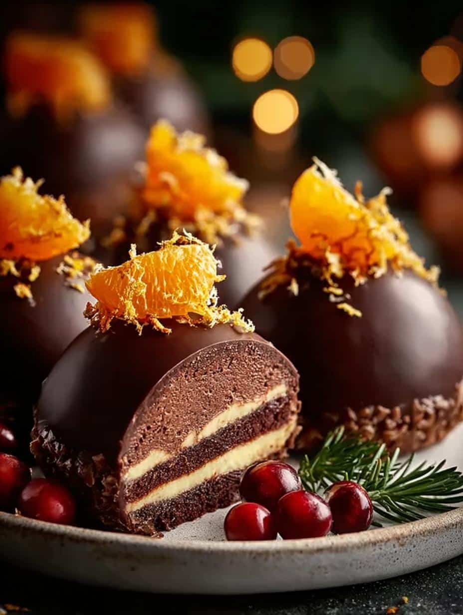 Juicy Orange Chocolate Christmas Truffles Delight - Juicy Orange Chocolate Christmas - main visual representation