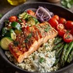 Mediterranean Salmon Bowls