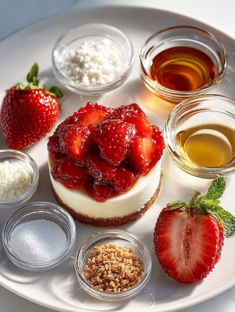 Mini Strawberry Cheesecake