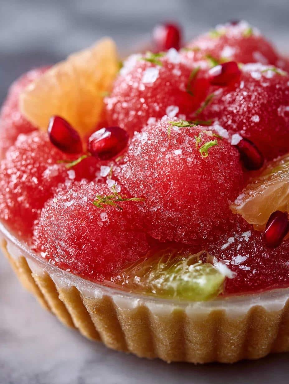 New Year Sparkling Fruit