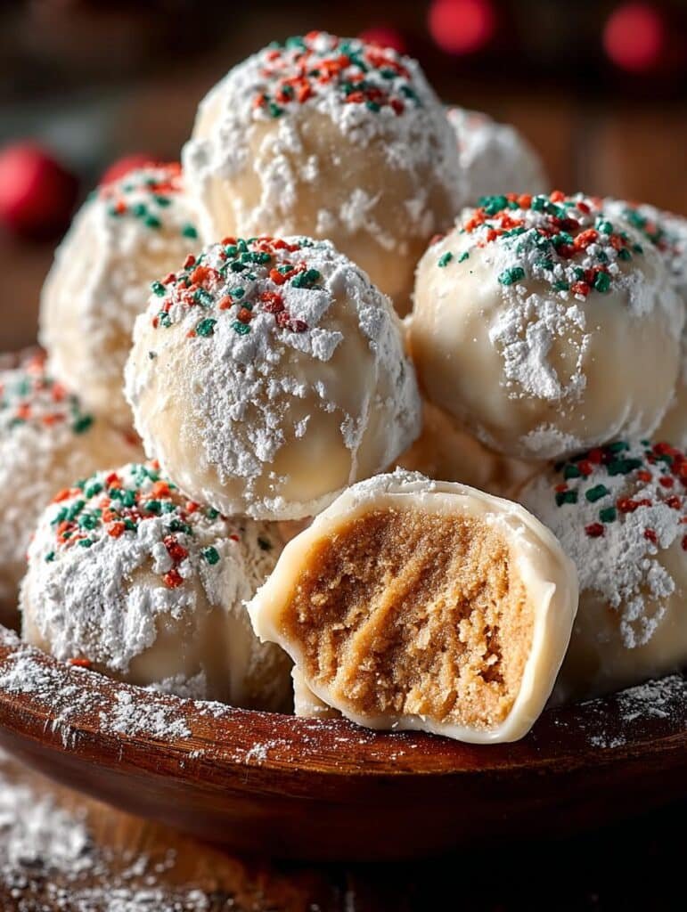 Peanut Butter Snowball Treats
