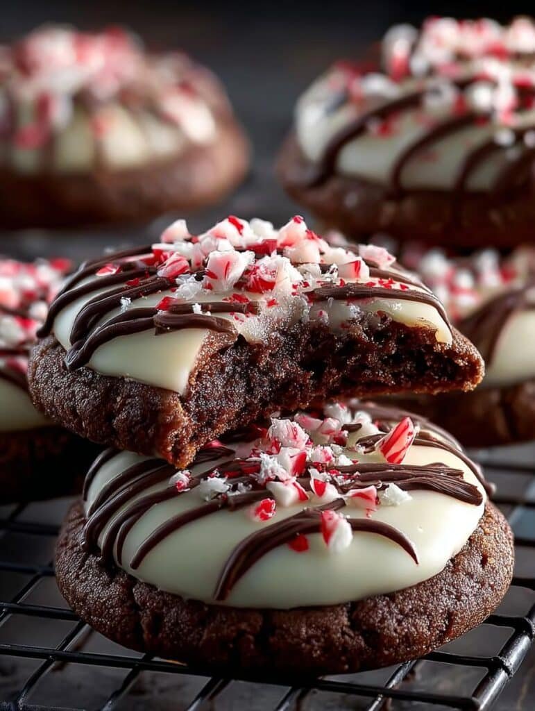 Peppermint Bark Cookies