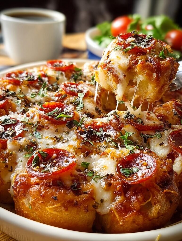 Pizza Bagel Bites Casserole