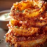 Press Lightly Help Cheese for Crispy Onion Ring Chips 4 Press Lightly Help Cheese