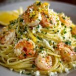 Shrimp Lemon Ricotta Spaghetti