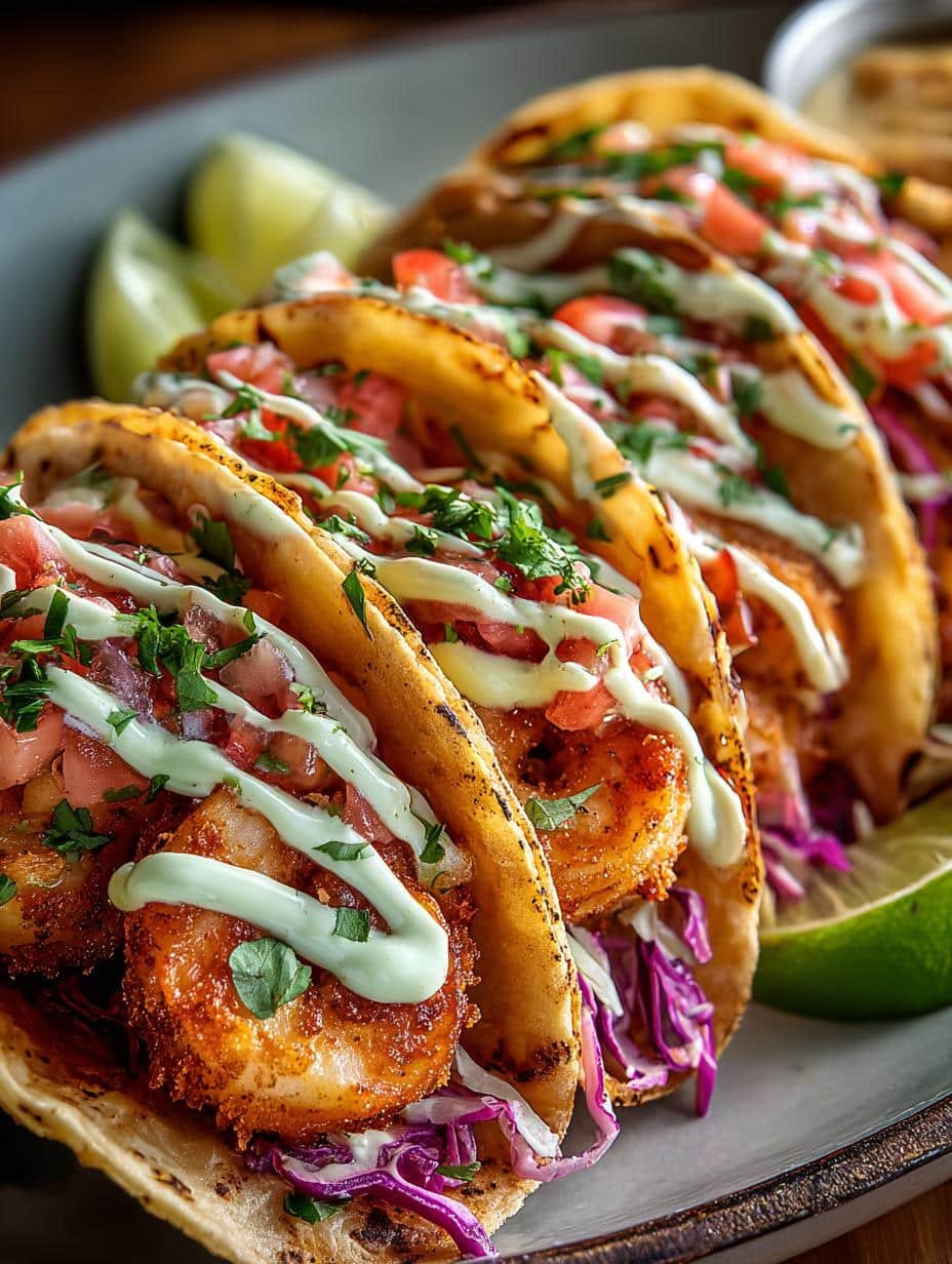 Shrimp Tacos Platter