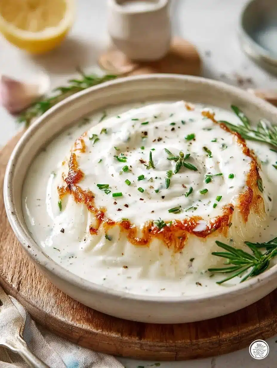 Homemade horseradish sauce served with grilled meats.