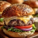 Air Fryer Hamburgers with