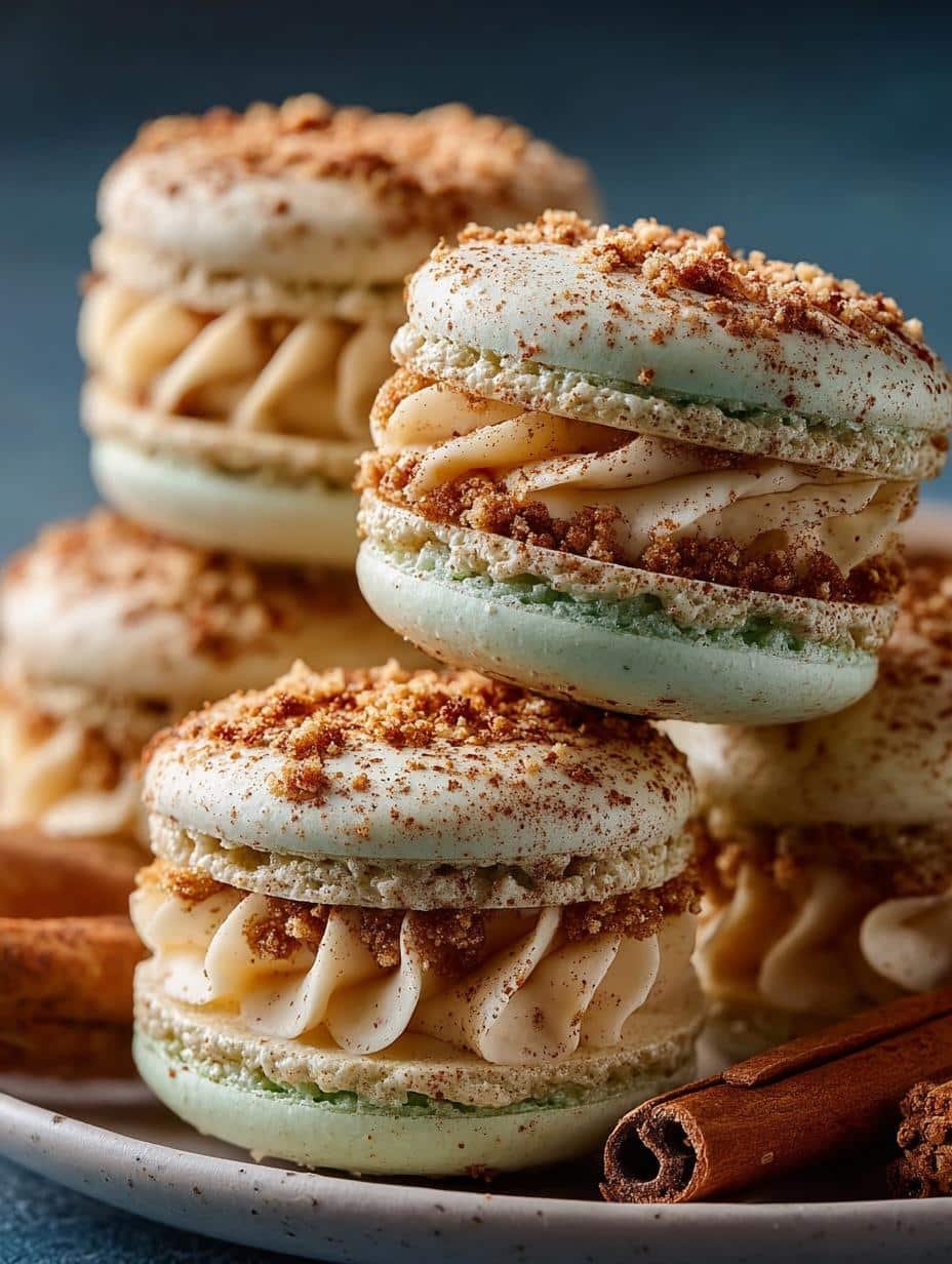 Apple Pie Macarons